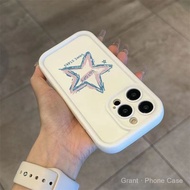 English stars Simple Eye Ladder Applicable  iPhone 5 5S SE1 2016 6 6S 6 Plus 6s Plus 7 8 SE2 2020 SE