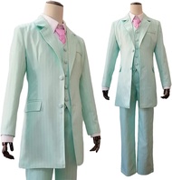 HOLOUN Tokyo Revengers อะนิเมะเครื่องแต่งกายคอสเพลย์ Bonten Rindo Haitani สีเขียวสูท5ชิ้นชุดลำลองทุก