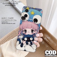 Oppo A76 Case - Oppo A76 Softcase - Cartoon Fashion Case - Oppo A76 Casing - Pro Camera Softcase - T