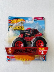 PROMO- HOTWHEELS HOT WHEELS MONSTER TRUCKS TRUCK HIU PIRANHA HITAM TRUK -FuzkiStore6