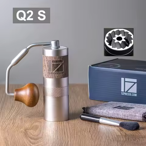 1Zpresso Q2S MINI Manual Coffee Grinder Portable coffee mill 7 core burr Easy disassembly for cleani