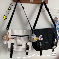Mumu 2025 Korean Multiple Pockets Japanese Harajuku Cool Shoulder Bag Messenger Students Unisex Bags