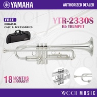 [READY STOCK] Yamaha YTR-2330S Standard Series Bb Trumpet with Foam Case - Silver Plated [100% Genui