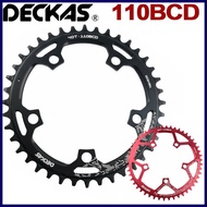 DECKAS FOVNO 110BCD Crown Chainring Narrow Wide Round Chain Ring 42T 44T 46T 48T 50T 52T 54T 56T 58T Sprocket Chainwheel