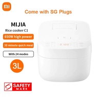 Mijia Rice Cooker C1 3L Automatic Household Rice Simple Operation cook Quickly 24 Hours Appointment 