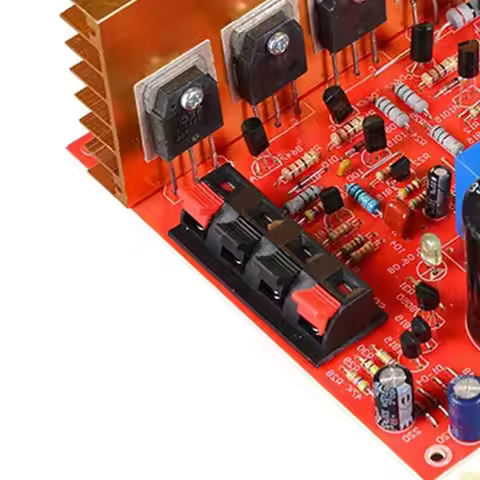 A0NB DX-188 Stereo 180W High-power Air-cooled 2.0 Channel Fet Speaker Amplifier Board