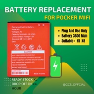 Penggantian Bateri  H1/ X8 WiFi Poket Mifi 3600mAH 4G Aksesori Modem wifi murah Pocket WiFi