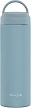 The-peacock AKZ-48 ASM Peacock Water Bottle, 16.9 fl oz (480 ml), Vacuum Insulated, Insulated, Cold 
