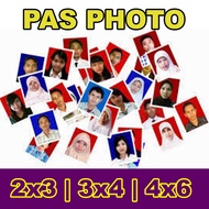 Pass Photo 2x3 3x4 4x6
