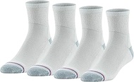 unisex-adult Nanoglide Quarter Socks, 4-pack