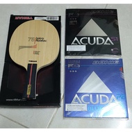 SETUP TIBHAR FIBRE TECH 75 & DONIC ACUDA S1 P2 TABLE TENNIS INTERMEDIATE PLAYER
