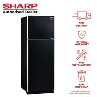 (Bulky) Sharp 394L 2 Door Refrigerator SJ-PG39P-BK