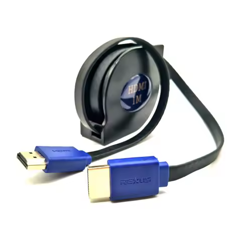 Super Speed 1M 3D 1080P HD Retractable Male HDTV-compatible to Male for HD Adapter Cable HDTV Digita