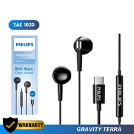 PHILIPS Wired Earphone Type C Earphone wired with MIC For IP15 16/ Earphone Bass Stereo Wired Earfon