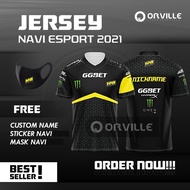 NEWEST NAVI ESPORT JERSEY 2021 FREE NICKNAME/ FREE MASK & STICKER/