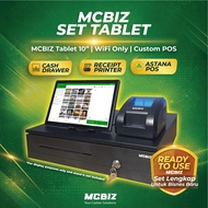 MCBIZ Mesin Cashier Digital POS System Tablet Printer Cash Drawer E Invoice LHDN Payslip HR Account 