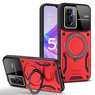 Casing For Oppo A57 A77 A57s A57e A77s A 57s A 77s 4G 5G Shockproof Phone Case Armor Ring Bracket St