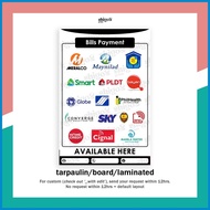 Bills Payment Business Tarpaulin Signage