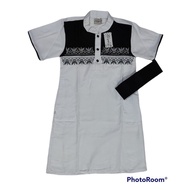 Children's robe, Turkish suit, muslim robe for boys, motif - White, 1-2 years, Quality Q6F3