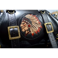 {American saddle bag} Suitable for Harley indian indian Scout bobber Scott Chief Dark Horse Retro Ch