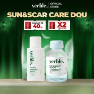 VERBLE Sun & Scar Care Duo Verble Serum Pitted Scar + Verble Rice Milk SunScreen