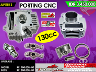 PAKET Head Block Cylinder BRT Yamaha Jupiter Z Vega R Crypton 5TP Kop Silinder Deksel 130cc Klep Car