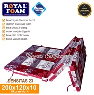 [200 x 120 x 10] Kasur Busa Lipat Royal Ukuran No 4 Tebal 10 cm / Kasur Busa Lipat  Royal Murah D 23