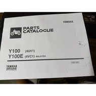 Yamaha Sport 2 / Y100-II 4UV 4VC Parts Catalogue / Buku Part Catalog Y100 Sport2 (Photostat)
