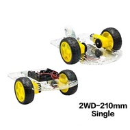 2WD 4WD Acrylic Single / Double Layer Mini Large Round 6V DC Motor Set Smart Robot Car Chassis Kit f