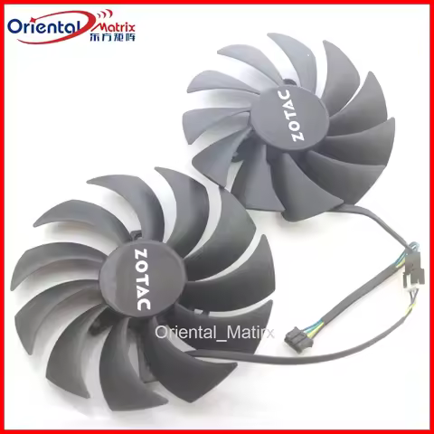 2pcs/lot CFM10012H12SPA 12V 100mm 88mm VGA Fan For ZOTAC RTX3070 8GB Twin Edge Graphics Card Cooling