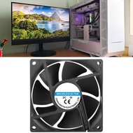 Kelln Compact 80mm Cooling Fan Low Noise  Airflow Construction for PC CPU Server Cabinet