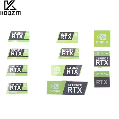 1pcs RTX 3090TI 3080TI 3070 3060 Desktop Sticker Laptop Graphics Card Label