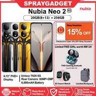 Nubia Neo 2 5G 20GB(8+12)RAM + 256GB ROM l 120Hz refresh rate l 33W Fast Charge 🎁Nubia Malaysia Warr