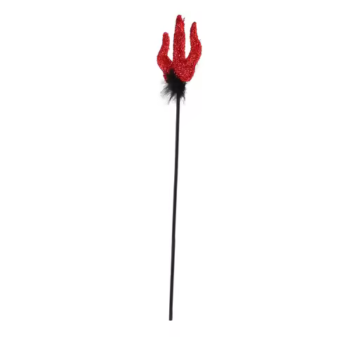 Devil Fork Halloween Prop Shiny Demon Costume Accessories Cosplay Pitch Fork Party Ornament For Adul