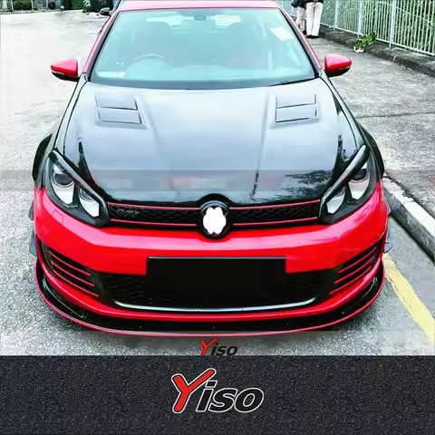 Suitable for GOLF 6 R20 R Modified encirclement Aerodynamic kit GOLF 6 GTI Carbon fiber H2 Front Lip