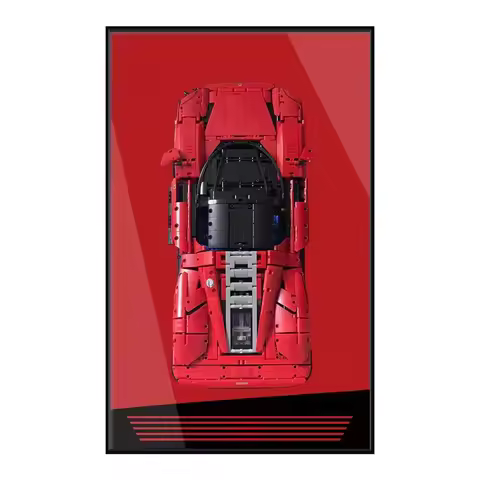 NEW Photo Frame Display Wallboard For LEGO 42143 Ferrari - DAYTONA SP3 Car Model Photo Frame Adult C