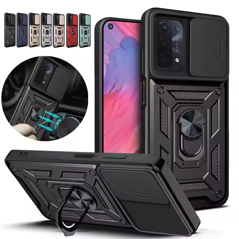 For OPPO A74 A93 A54 5G Case Slide Camera Protect Shockproof Armor Phone Cases For OPPO A 74 93 54 M