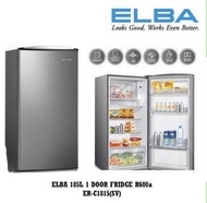 *MEGA SALES* ELBA SINGLE DOOR FRIDGE ER-C1815(SV)Q PETI SEJUK SATU PINTU/冰箱/冰柜