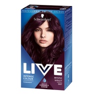 อังกฤษ Schwarzkopf สีดำและย้อมผมสีม่วง Live08ลึกลับสีม่วงแบล็คเคอแรนท์สีม่วง Magic Fairy สีม่วงสีย้อ