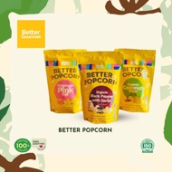 Better Gourmet Popcorn ( Coconut Sugar, Himalayan Pink Salt,  Black Pepper with Garlic) 100g - Certi