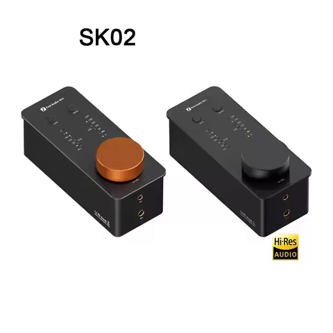 Fosi Audio SK02 Mini Desktop USB DAC Headphone Amplifier Audio Decoder Amp ES9038Q2M DAC SGM8262 Op-