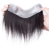 Hair Line Wig Men Wig Sticker Forehead Replacement Piece Real Hair Full Hand-woven Biological Scalp 