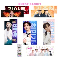 45cmX15cm SIZE NUEST FANKIT HOLOGRAM / LASER 3D handbanner NU'EST inside out MINHYUN JR REN BAEKHO A