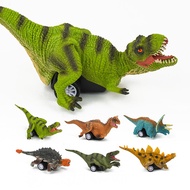 Taiwan Shipped 24H Small Dinosaur Model Pull Back Car/Pull Car (Total 6 Styles Colors Random) (6 Pie