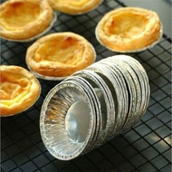 Egg Tart Aluminum Base / Single Use Aluminum Silver Base