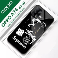 Softcase Kaca Terbaru Oppo A74[CP252-OPPO A74 4G-5G] Case Oppo A74  Case HP Oppo A74  Casing HP Oppo