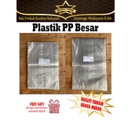 Plastik PP Transparent 12X18 dan 14X20 (05) / Plastik Dobi / Plastik Baju