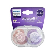 (มี มอก.)👉แถมสายคล้อง👈 จุกหลอก Philips Avent นิ่มเป็นพิเศษ(แท้ล้าน%)