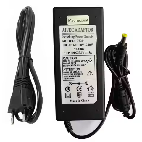 AC Adapter Charger 13.5V 3A For Epson V33 V370 V220 V330 V300 V330p V37 V100 Scanner Power Supply A3