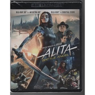 Blu-Ray Disc Alita - Battle Angel (2019 Film / Blu-Ray 3D + 4K Ultra HD + Blu-Ray ) *no digital code